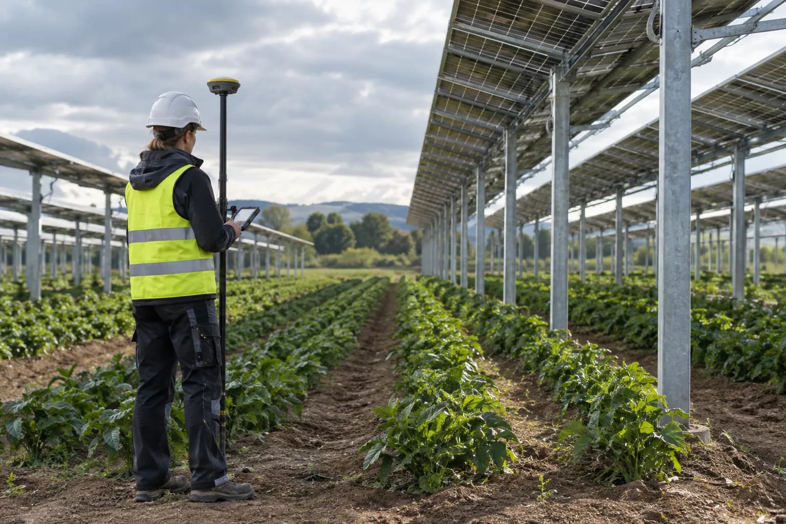Rilievo e as-built agrivoltaico